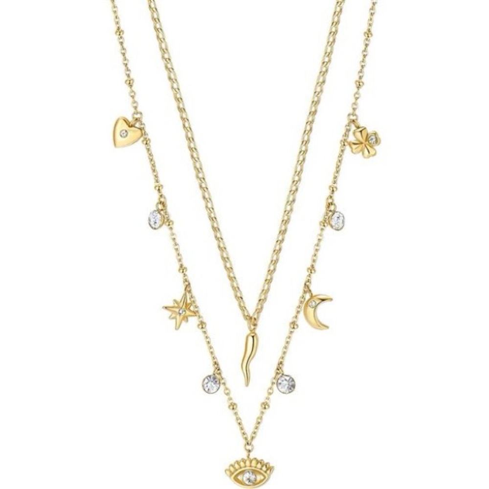 Brosway Gold Charm Necklace